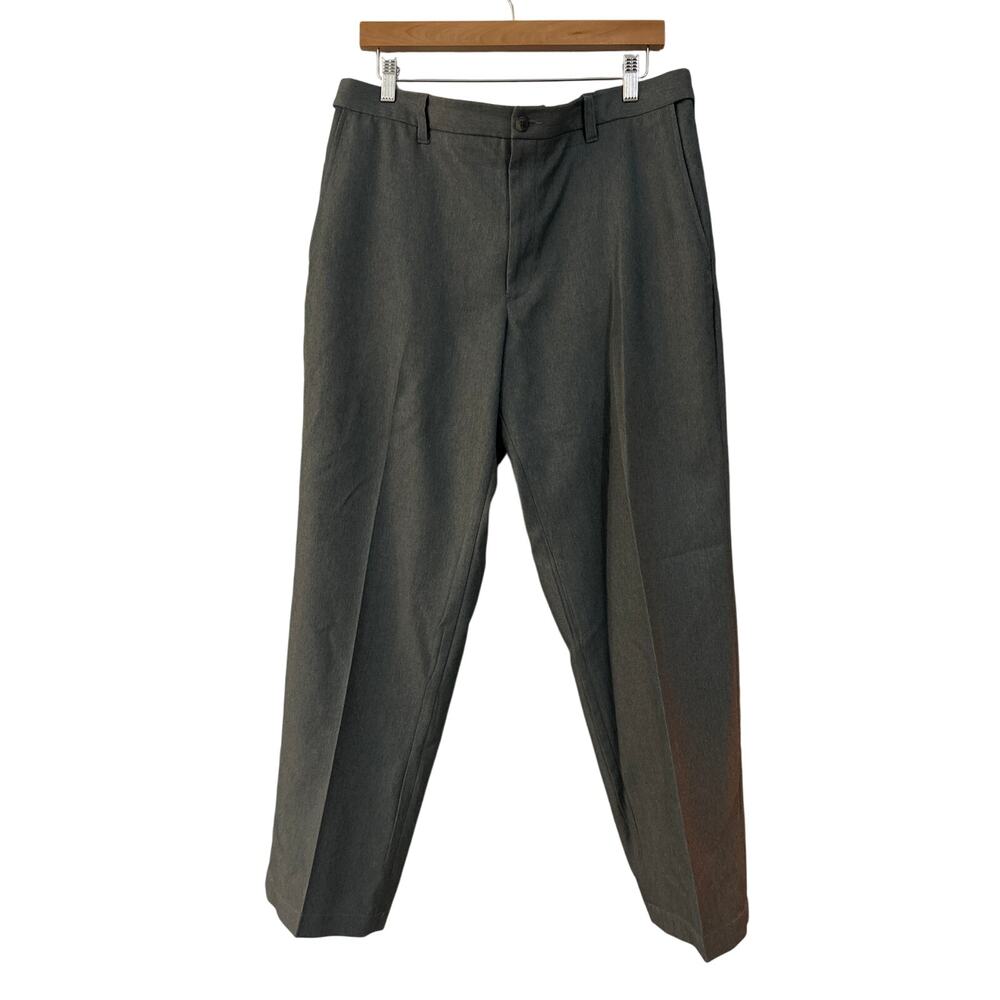 Haggar Men's Flex Dress Slacks Pants Gray 36x30